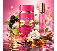 Shein Set de regalo para mujer YARA Candy Eau de Parfum 100 ml + 20 ml Spray: fragancia dulce y afrutada con vainilla, grosella negra, mandarina verde y alm