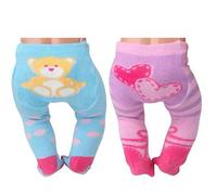 Shein Set de ropa de muñeca recién nacida de 1 - Leggings de muñeco premium hechos a mano con calcetines para muñecas de 14-18 pulgadas, se ajusta a muñeca