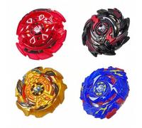 Shein Set de trompos con lanzador, trompos de batalla de metal fusion, 2 lanzadores 4 trompos 1 estadio de batalla, juego innovador de trompos de batalla en