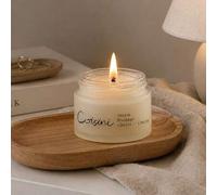 Shein Set de velas de masaje con cera de soja de baja temperatura con fragancia Cosini, set de regalo de velas perfumadas de lujo, adecuado para crear un am
