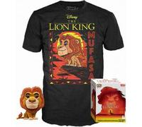 Shein SET FIGURA POP & TEE DISNEY EL REY LEON MUFASA - Set Coleccionista - Diseño Exclusivo y Único - Perfecto para Regalo - Edición Limitada - Incluye Caja