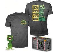 Shein SET FIGURA POP & TEE JURASSIC PARK VELOCIRAPTOR EXCLUSIVE - Set Coleccionista - Diseño Exclusivo y Único - Perfecto para Regalo - Edición Limitada - I