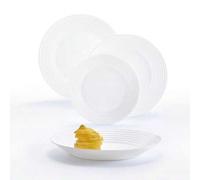 Shein set mesa 48 piezas vajilla harena, vasos flora y cubiertos nymphea, 6 personas-48 piezas harena-flora-nymph brillo set de apartamento formado por 18 p