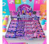 Shein Set sorpresa Gashapon del Escuadrón de Cazadoras de Brujas K-Pop, incluye colgante de llavero, miniaturas, accesorios para mochila - Un set completo d