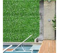 Shein Seto artificial Outsunny Privacy Hedge 300x100cm, verde claro, ideal para decoración de balcones y paredes, resistente a los rayos UV y fácil de mante