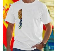 Shein SHARING IS CARING Camiseta Hombre Moda Casual Cómoda Alta Calidad Regalo Especial Oferta Limitada Estilo Moderno Juvenil Imprescindible