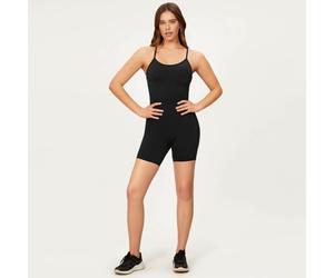 Shein SHEIN GLOWMODE X Marika Sila 6" FeatherFit™ Body de deportes con control del abdomen, correas ajustables, impacto bajo, para yoga diario de verano