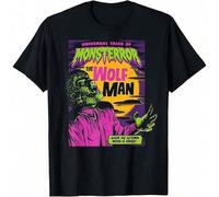 Shein Short Sleeve Print Universal Tales of Monsterror The Wolf Man T-Shirt T-Shirt