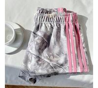 Shein Shorts holgados tejidos con estampado de ramas y patchwork