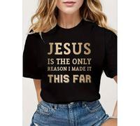 Shein Si tienes la divertida camiseta navideña de Nana, no hace falta Papá Noel.