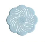 Shein Silicone Floor Drain Cover Flower Shape Mesh Sink Strainer Anti-blocking Hair Clean Up Waste Catcher Kitchen Bathroom Accessory
