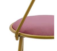 Shein Silla Butterfly rosa pastel, plegable y portátil, capacidad de carga de 120 kg, tela acrílica suave, ligera para jardín y balcón, con certificación CE