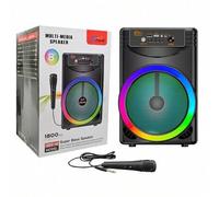 Shein SING-E ZQS8146 - Nuevo altavoz de karaoke Bluetooth de 8 pulgadas de alta calidad con micrófono inalámbrico