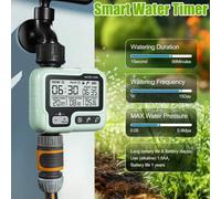 Shein Sistema de temporización súper, temporizador de agua para toma de corriente, riego automático exterior totalmente ajustable con programación precisa