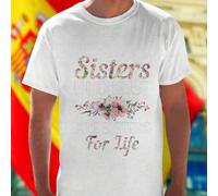 Shein Sisters In Christ camiseta hombre cristiana moda juvenil verano casual regalo ideal exclusiva ropa cómoda estilo moderno ofertas especiales