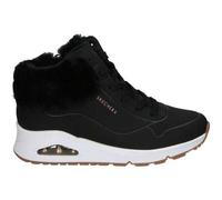 Shein SKECHERS | Botines con Cuña Skechers Uno Fall Air para Mujer - Botines en Color Negro - Botín con Cuña Media y Cómoda - Con Cámara de Aire y Borreguit