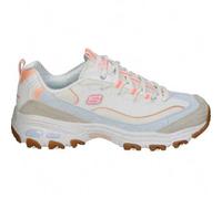 Shein SKECHERS | Deportivas Skechers D'Lites Me Time para Mujer - Zapatillas en Color Beige con Detalles - Sneakers con Cordones - Suela Track - Estilo Casu