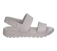 Shein SKECHERS | Sandalias Skechers Foamies Arch Fit Footsteps Day Dream para Mujer - Sandalia en Color Taupe con Velcro - Sandalia con Cuña Media y Cómoda