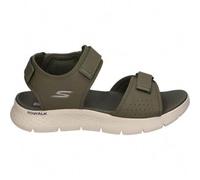 Shein SKECHERS | Sandalias Skechers Go Walk Flex Sandal para Hombre - Sandalia Cerrada en Color Verde Oliva - Sandalias de Verano con Cierre de Velcro - Máx