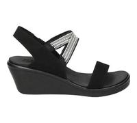 Shein SKECHERS | Sandalias Skechers Rumble On Chart Topper para Mujer - Sandalias en Color Negro con Detalles - Sandalia con Cuña - Suela Flexible - Sin Cie