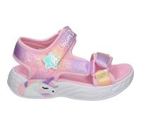 Shein SKECHERS | Sandalias Skechers Unicorn Dreams para Niña - Sandalia en Color Rosa con Detalles Iridiscentes - Dibujo Unicornio - Sandalia con Velcro - M