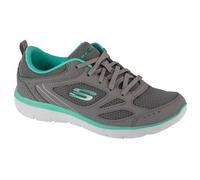 Shein Skechers Summits Suited 12982-GYTQ para mujer, zapatillas deportivas grises