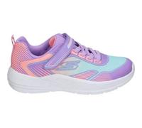 Shein SKECHERS | Zapatillas Skechers Microspec Advance Oasis Point para Niña - Deportiva Lila con Detalles Multicolor - Sneakers con Cordones y Velcro - Cie
