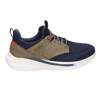 Shein SKECHERS | Zapatillas Skechers Relaxed Fit: Slade Breyer para Hombre - Deportivas en Color Azul Marino con Detalles en Marrón - Sneakers Air Cooled Me