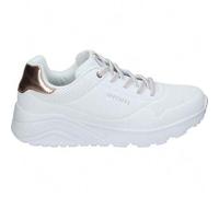 Shein SKECHERS | Zapatillas Skechers Uno Lite para Mujer - Deportivas en Color Blanco con Detalles - Sneakers con Cordones - Air Cooled Memory Foam - Cómoda