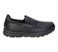 Shein SKECHERS | Zapatos de Trabajo Skechers Work Relaxed para mujer - Mocasines de Trabajo en Color Negro - Mocasín sin Cierres - Estilo Para Trabajo - Cóm