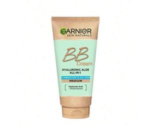 Shein SkinActive Oil-Free BB Cream Medium 50 ml - All-In-1 Hyaluronic Aloe Formula, Matte Finish For Combination To Oily Skin, Hydrating Mineral Pigment Cov