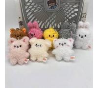Shein SKZ K POP STAY 6th Fan Meeting Llavero de Muñeca de Peluche de Pijama de 10CM - STAY In Our Little House | Juguetes de Peluche de Dibujos Animados & A