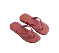 Shein Slim Square Logo Pop Up Women's Flip-Flops Purple Red 4148959