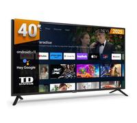 Shein Smart TV 40 pulgadas Full HD con Android 11 y control por voz. Televisor DLED - TD Systems PRIME40C19GLE