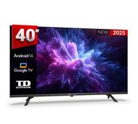 Shein Smart TV 40 pulgadas Full HD Hey Google Official Assistant con control por voz. Televisor Android 14 - TD Systems M40K21GLE