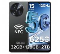 Shein Smartphone DOOGEE Note 59 5G sin contrato, Android 15, 32 GB + 128 GB/2 TB TF, 6250 mAh, pantalla HD+ de 6,75 pulgadas y 120 Hz, T8200 Octa Core, econ