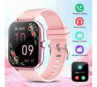 Shein Smartwatch con pantalla de llamadas y mensajes, reproductor de música, seguimiento deportivo para hombres y mujeres, conectado al teléfono, reloj inte