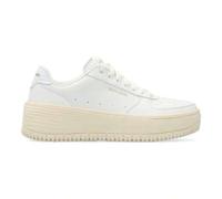 Shein Sneakers casual Grand 92 - Be Lifted, Zapatillas casual con plataforma de 5 cm para mujer, Tenis cierre cordones - Modelo 185110 - Blanco - Entrega 24