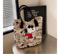 Shein SNOOPY 1 pieza Bolsa de maquillaje impermeable, adecuada para uso diario en bolso, mochila, bolsa de almacenamiento de cosméticos de viaje, bolsa tote