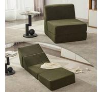 Shein Sofá cama convertible y plegable, se puede transformar de sofá a cama, diseño modular para una siesta cómoda, apto para la sala de estar, oficina, dor