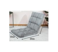 Shein Sofá perezoso Tatami cama individual plegable silla de ordenador dormitorio salon sofá pequeño, respaldo japonés 52*50