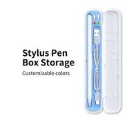 Shein (Solo caja vacía, sin accesorios) Estuche soporte para Apple Pencil de 1ra/2da generación compatible con tableta iPad de Apple, caja de almacenamiento