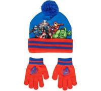 Shein Sombrero y guantes para niños con licencia oficial - Sombrero de invierno cálido y guantes para niños en un estilo divertido, talla única