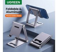 Shein Soporte ajustable de aluminio para teléfono móvil y tablet UGREEN, compatible con iPhone 16, 15, 14, 13, 12 Pro Max, Galaxy Note y otros smartphones d
