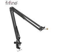 Shein Soporte de brazo de micrófono FIFINE, soporte articulado de suspensión para micrófono con abrazadera resistente, adaptador de 3/8" a 5/8", para FIFINE