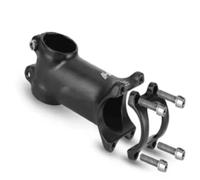 Shein Soporte de manillar de bicicleta de carretera y de montaña, ajustable en ángulo positivo y negativo de 7 grados, de aleación de aluminio hueco