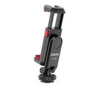 Shein Soporte de montaje vertical para teléfono Ulanzi ST-06S con trípode y zapata fría para micrófono y clip de luz para teléfono, compatible con iPhone 12