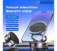 Shein Soporte de teléfono para coche, nueva ventosa de succión, adsorción al vacío, soporte magnético fijo para pantalla central y cristal delantero del coc