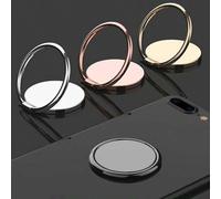 Shein Soporte magnético metálico de anillo rotatorio 360°, 1 pieza compatible con iPhone, teléfono Android, regalo para cumpleaños, familia, amigos, soporte