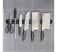 Shein Soporte magnético para cuchillos, estante magnético de plástico para cuchillos, barra magnética fuerte para cuchillos, organizador de cuchillos de coc